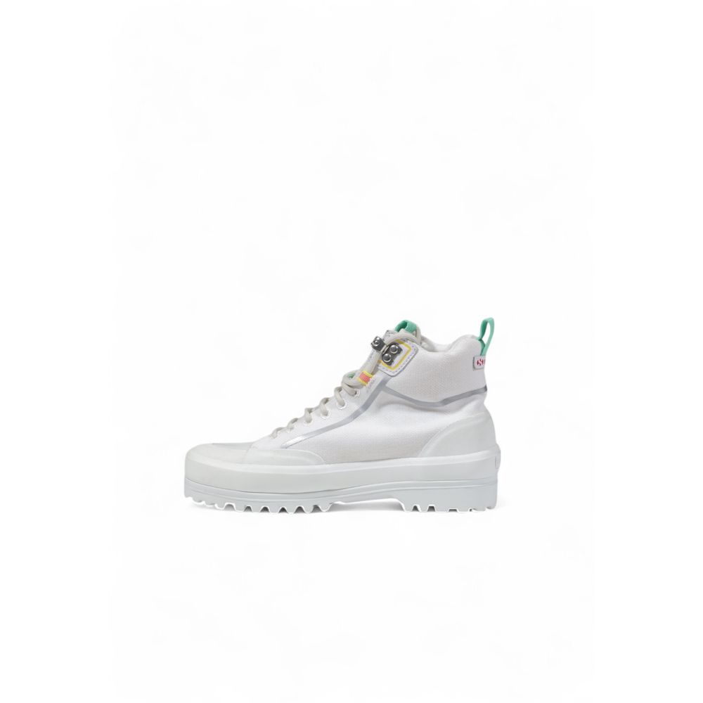 Superga White Fabric Chunky Women's Sneakers