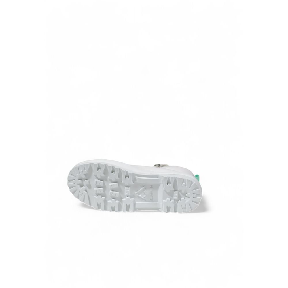 Superga White Fabric Chunky Women's Sneakers