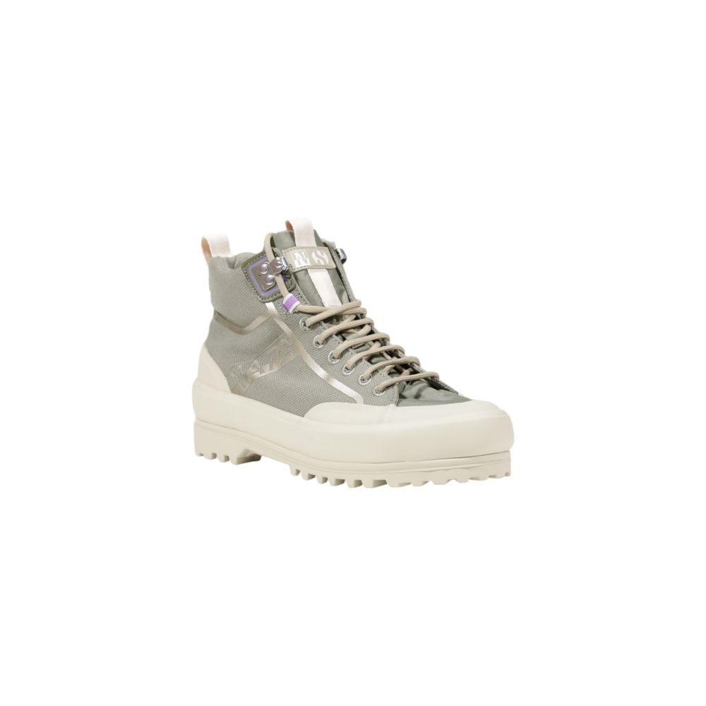 Superga Green Fabric Athletic Women's Sneakers