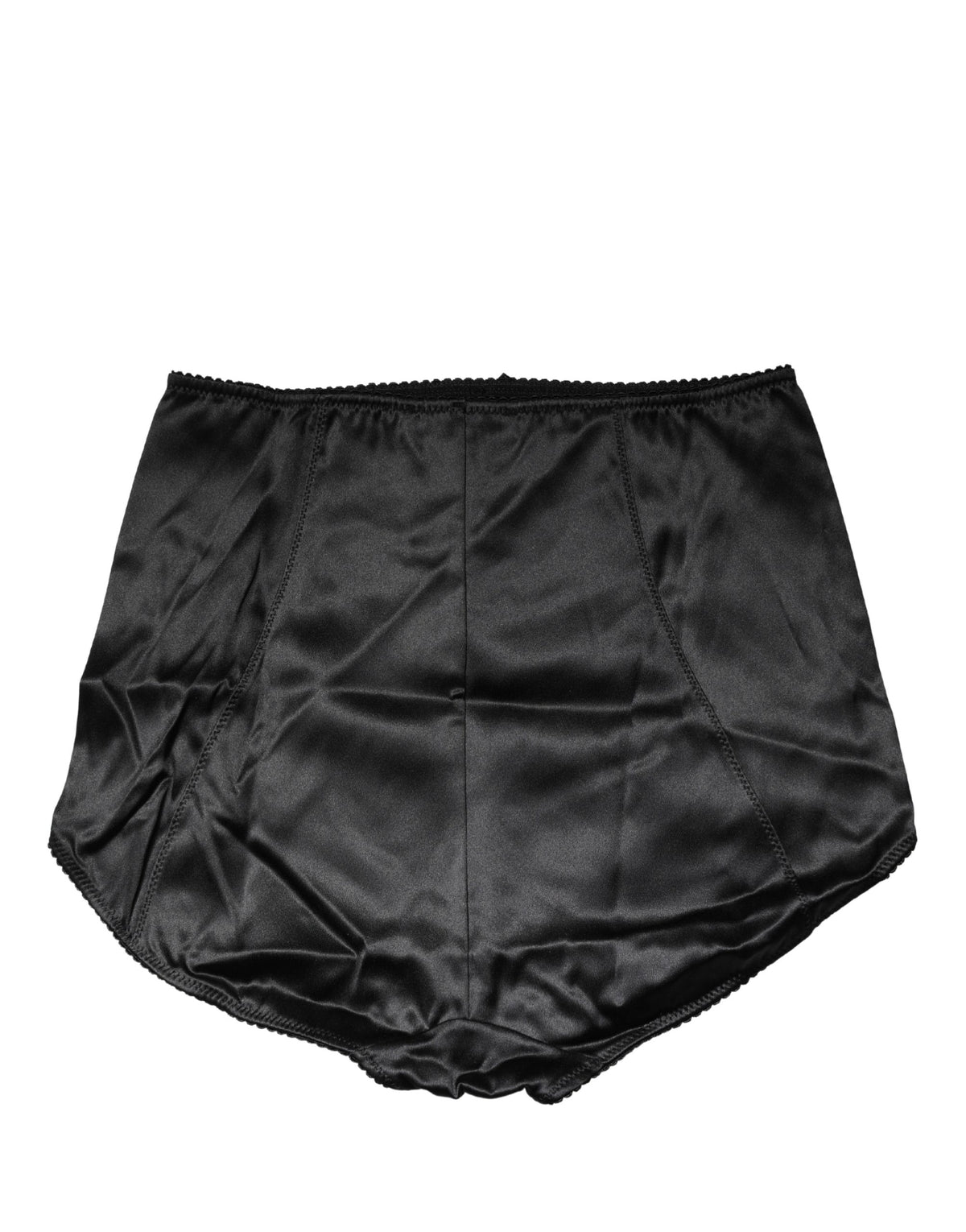 Dolce & Gabbana Black Silk Blend High Waist Girdle Panty Women's Underwear