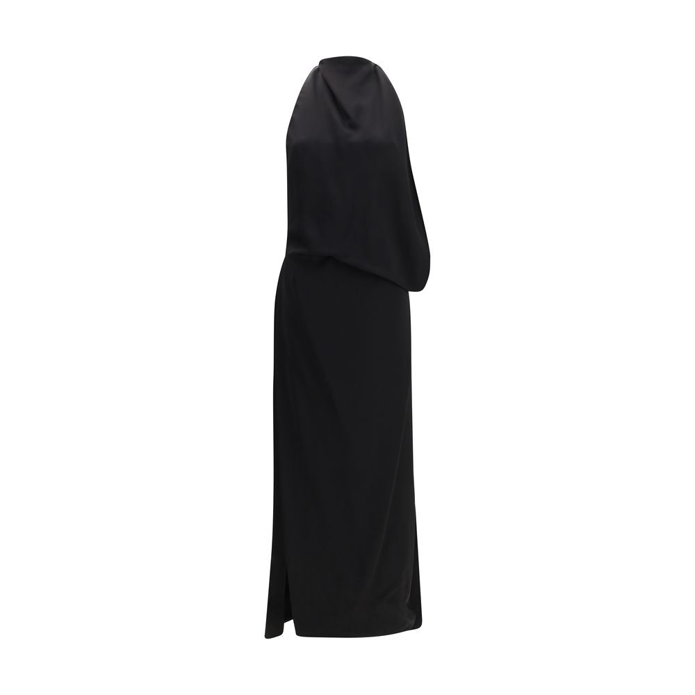 Max Mara Black Viscose Casual Women's Dress