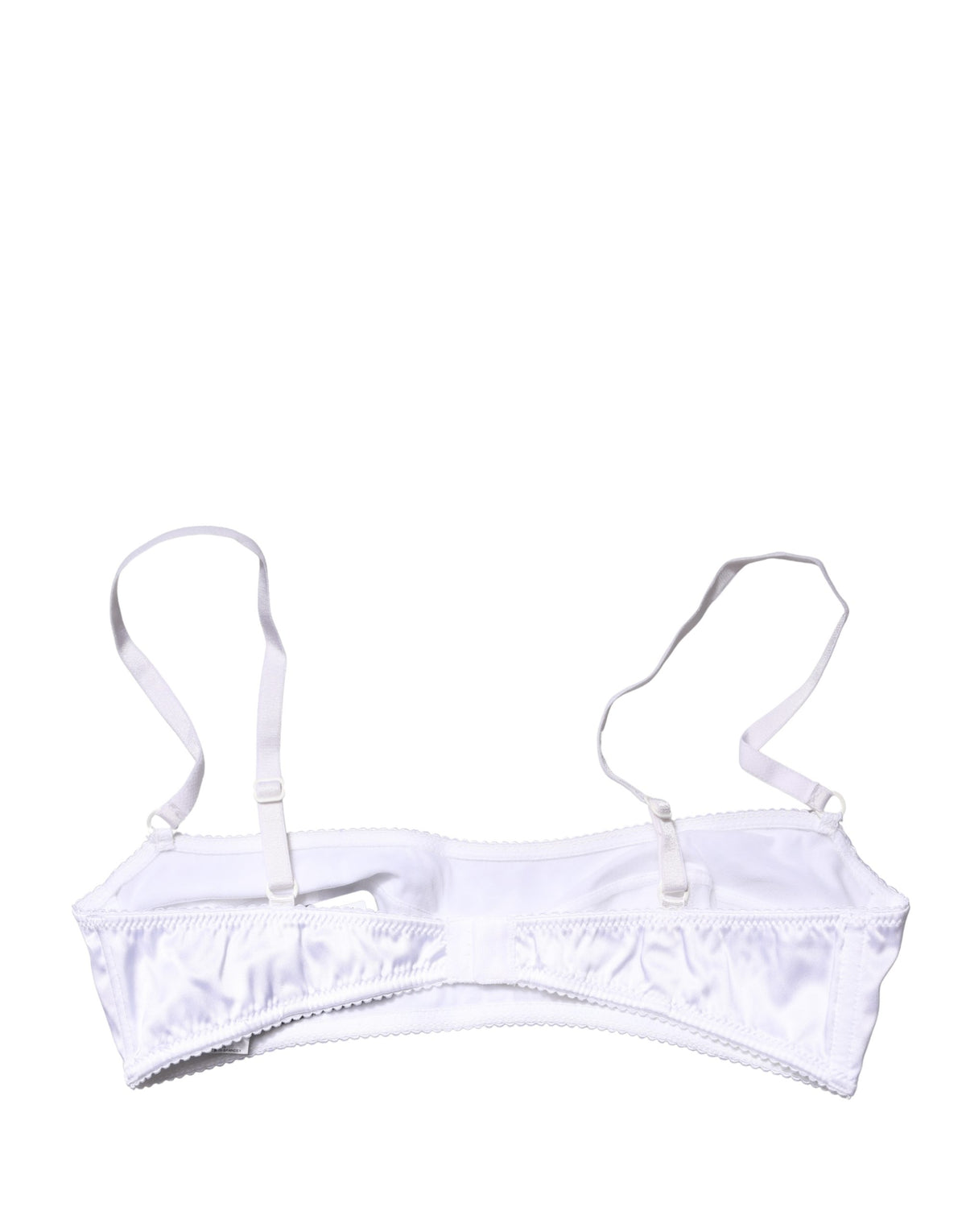 Dolce & Gabbana White Semi-Pad Underwire Balconette Bra Women's Underwear