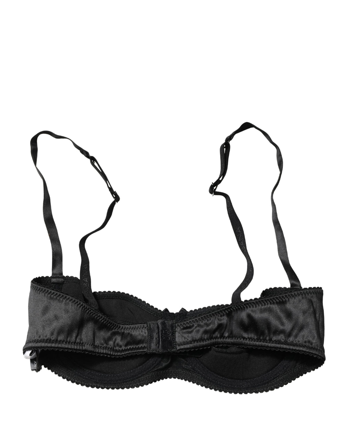 Dolce & Gabbana Black Semi-Pad Underwire Balconette Bra Women's Underwear