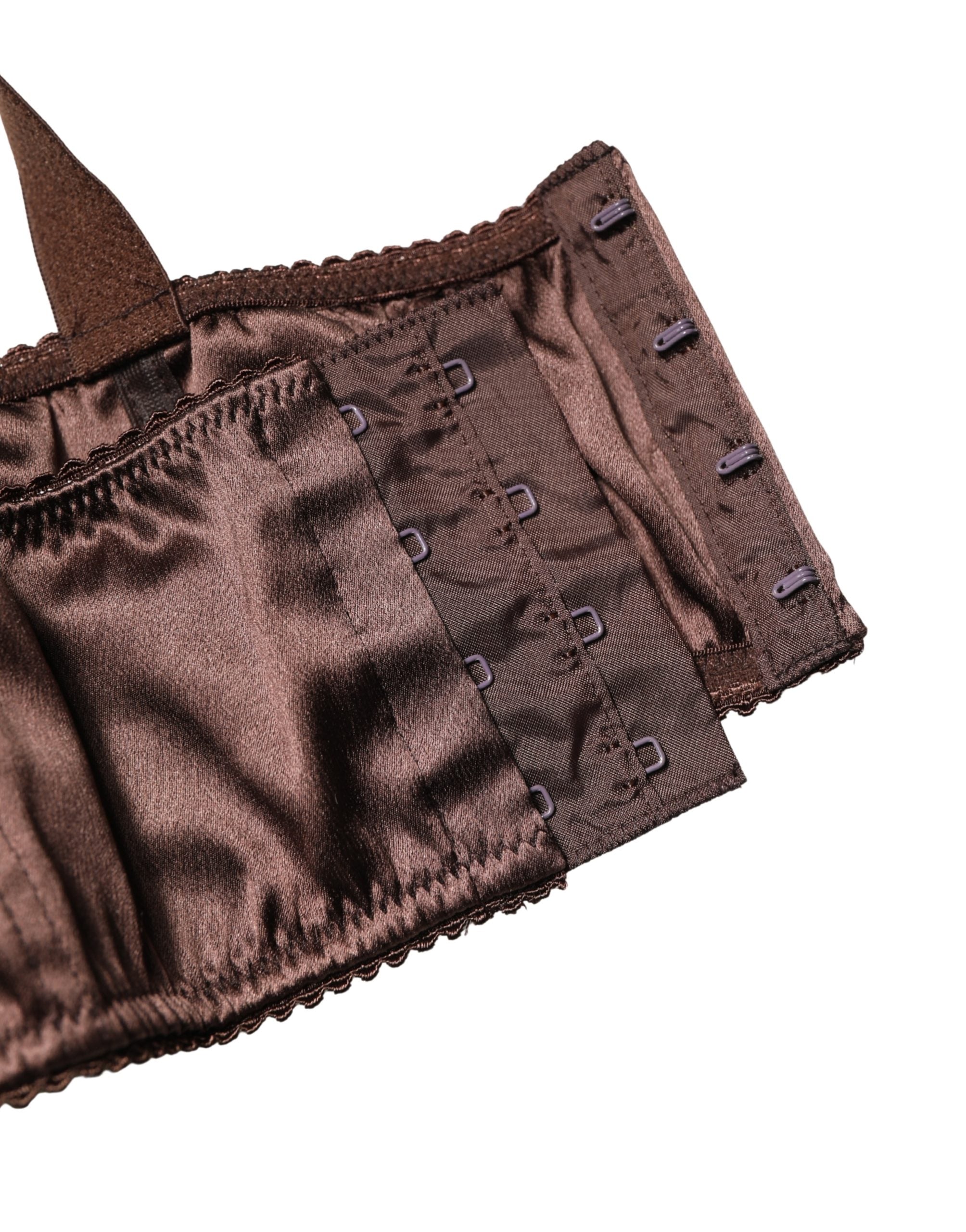 Dolce & Gabbana Brown Semi-Pad Underwire Balconette Women's Underwear