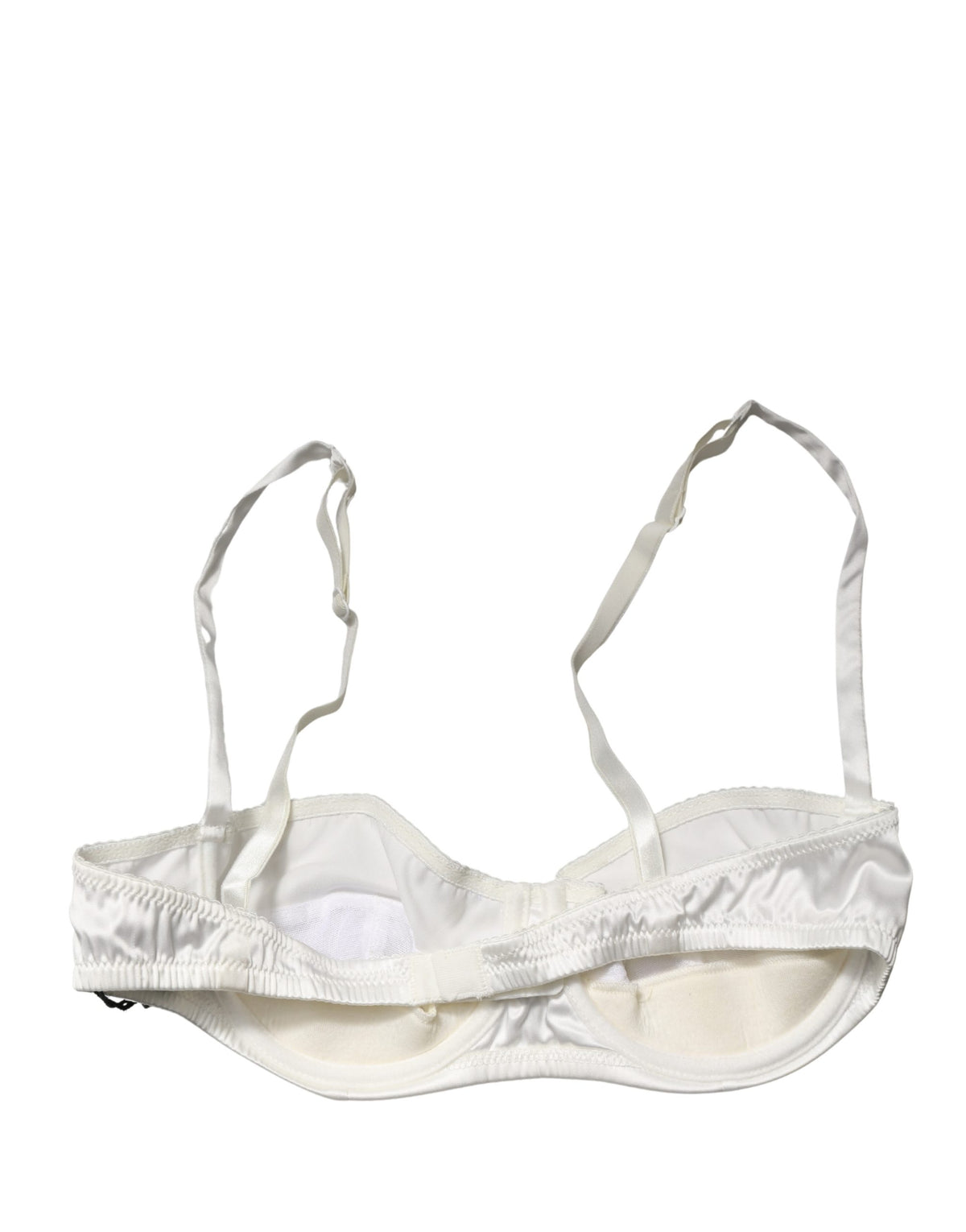 Dolce & Gabbana White Semi-Pad Underwire Balconette Women's Underwear