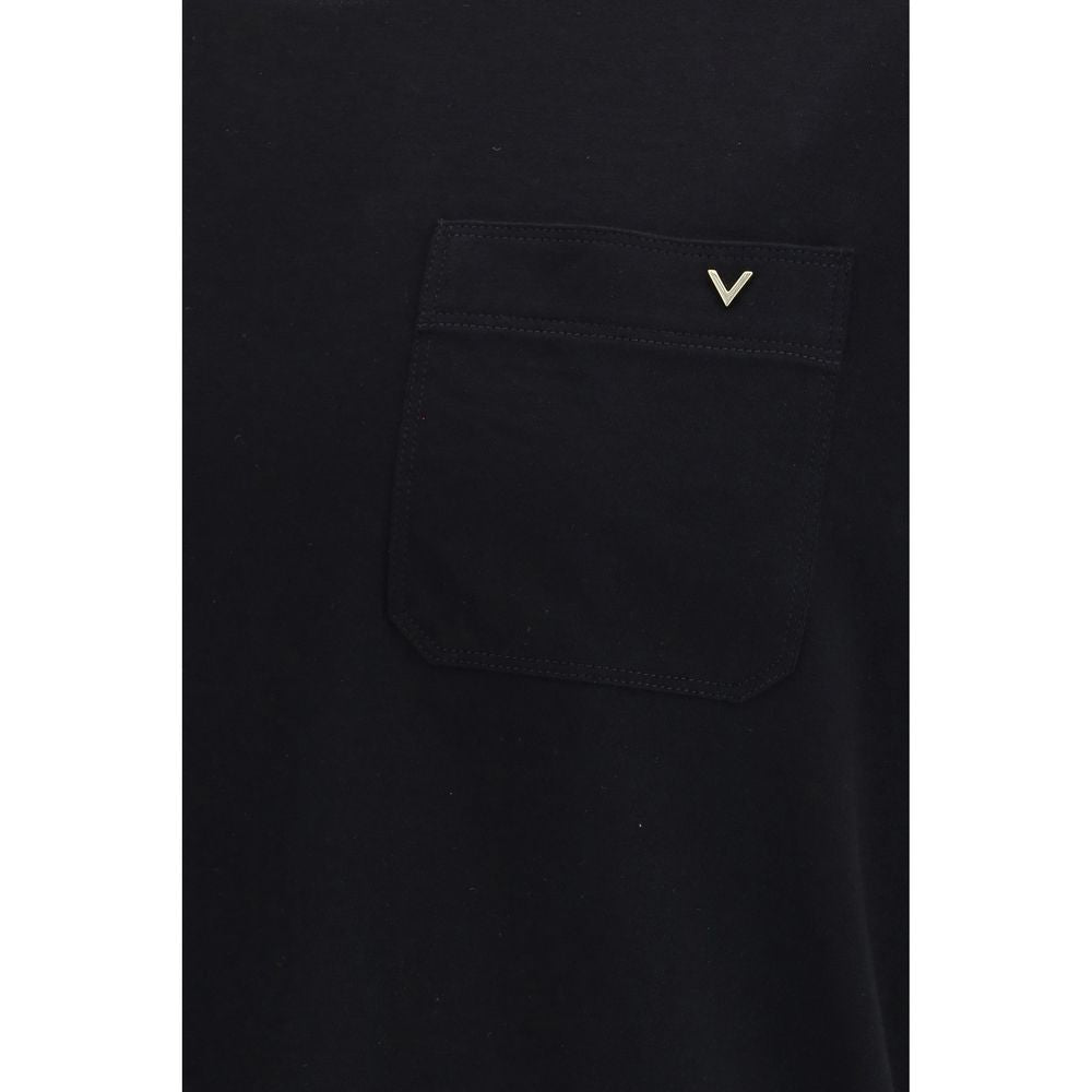 Valentino Garavani Black Cotton Men's T-Shirt