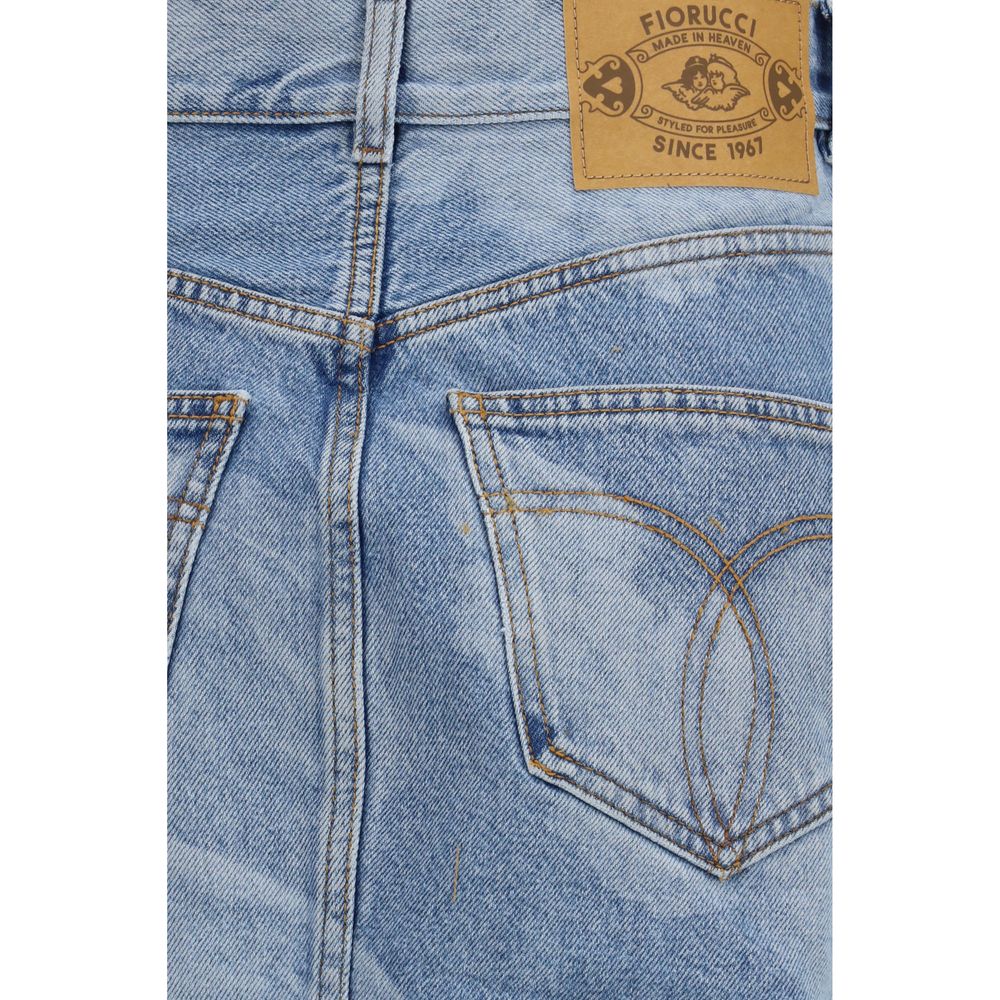 Fiorucci Blue Denim Women's Skirt