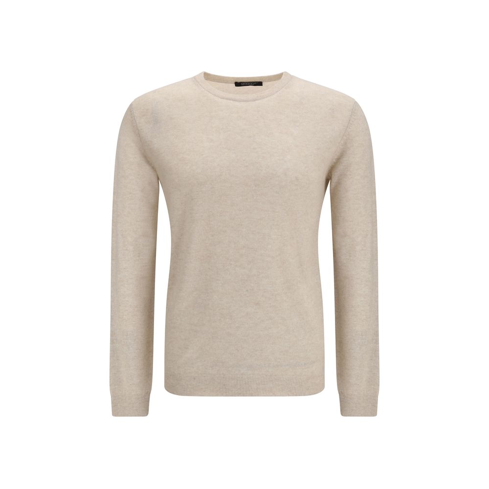 Aragona Cashmere Beige Cashmere Men's Sweater