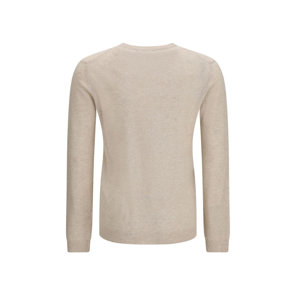 Aragona Cashmere Beige Cashmere Men's Sweater