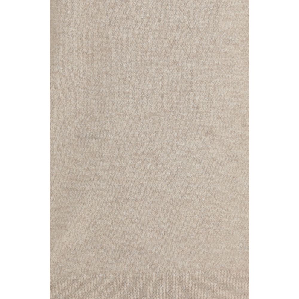 Aragona Cashmere Beige Cashmere Men's Sweater