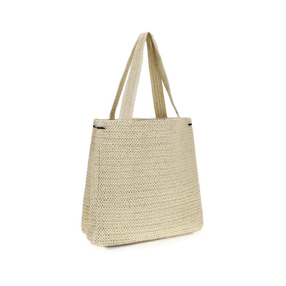 Fiorucci Beige Paper Shoulder Women's Bag