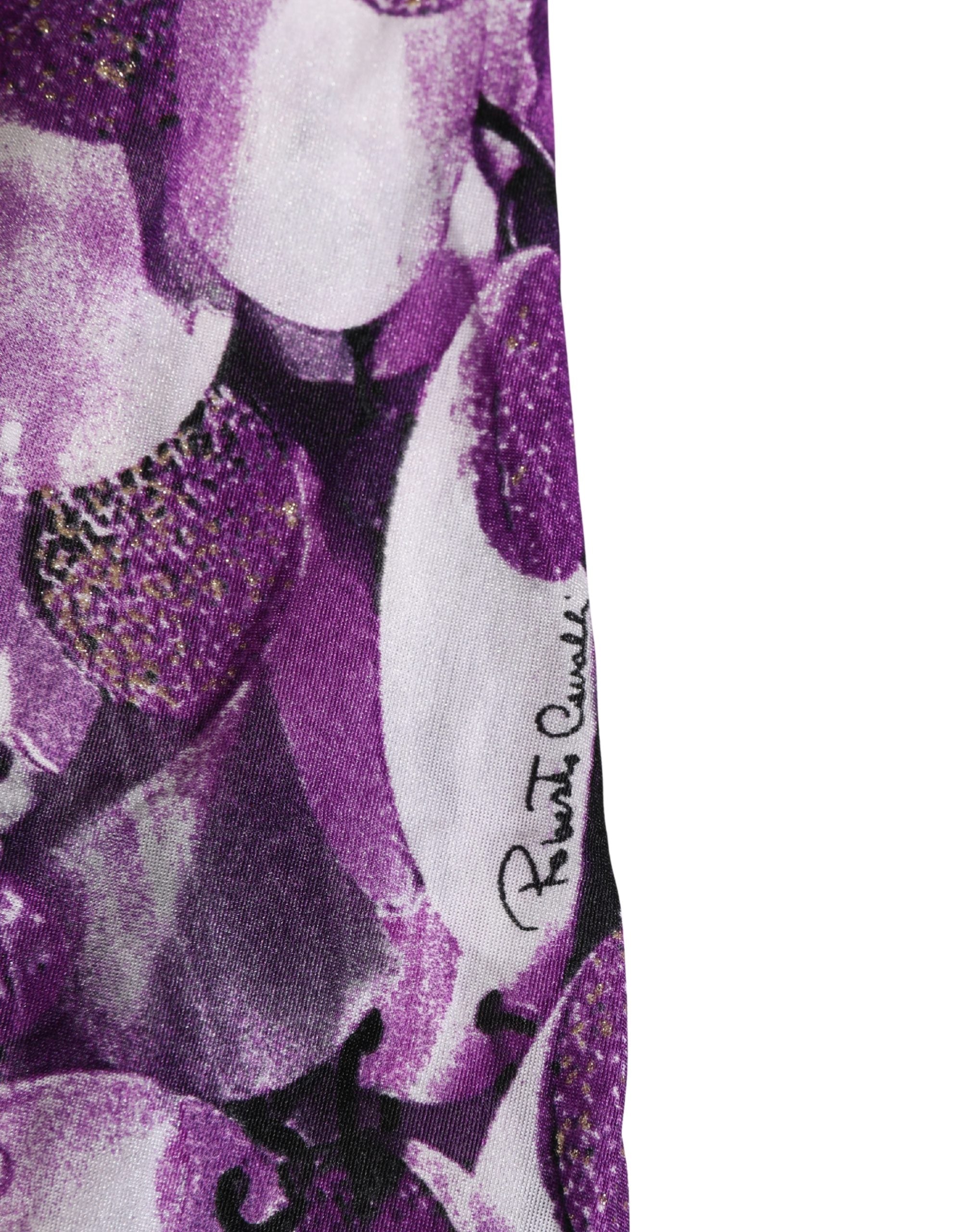 Roberto Cavalli Multicolor Patterned Halter Neck Women's Underwear