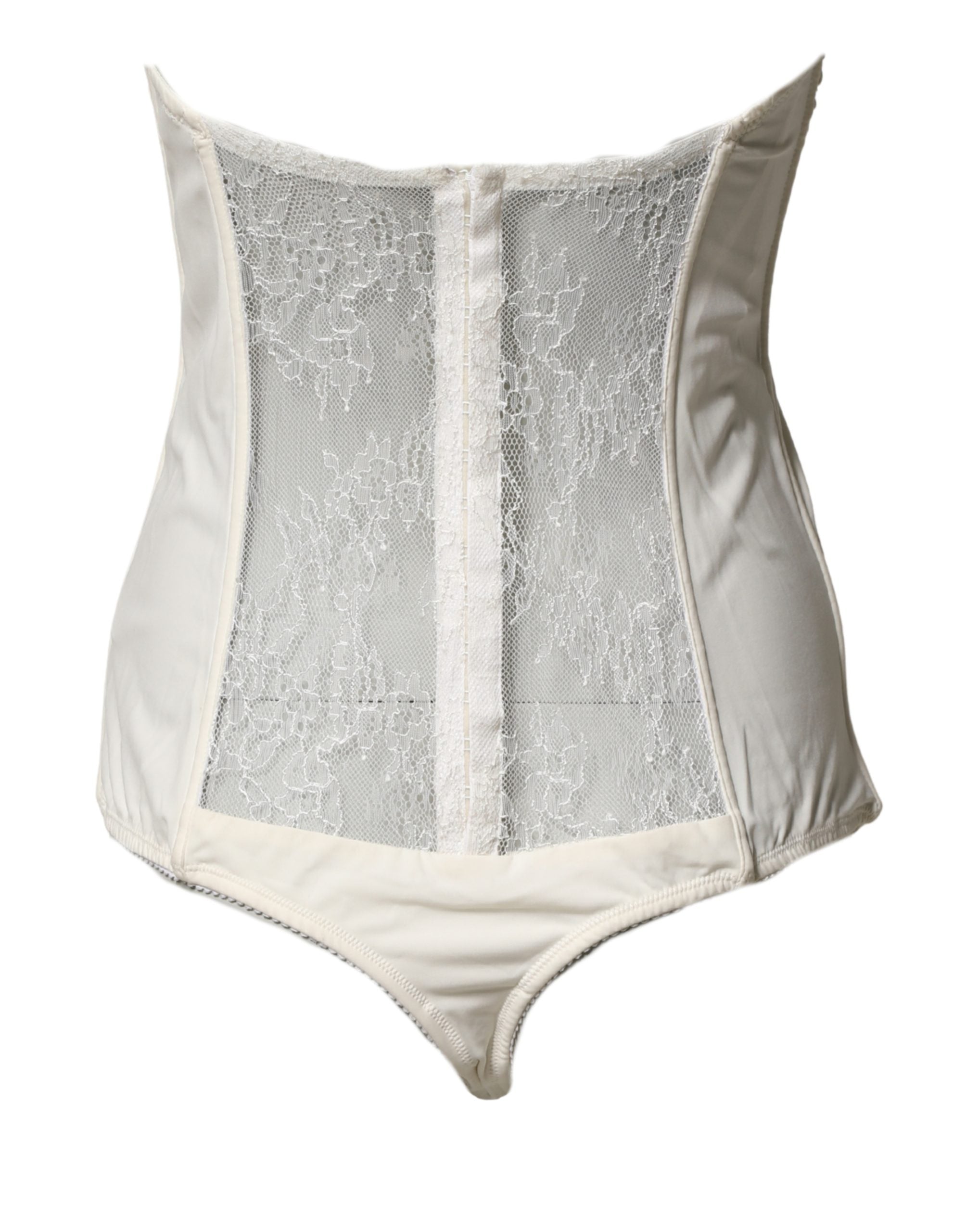 Elisabetta Franchi Off White Strapless One Piece Swimsuit Women's Swimwear (Pre-Owned)