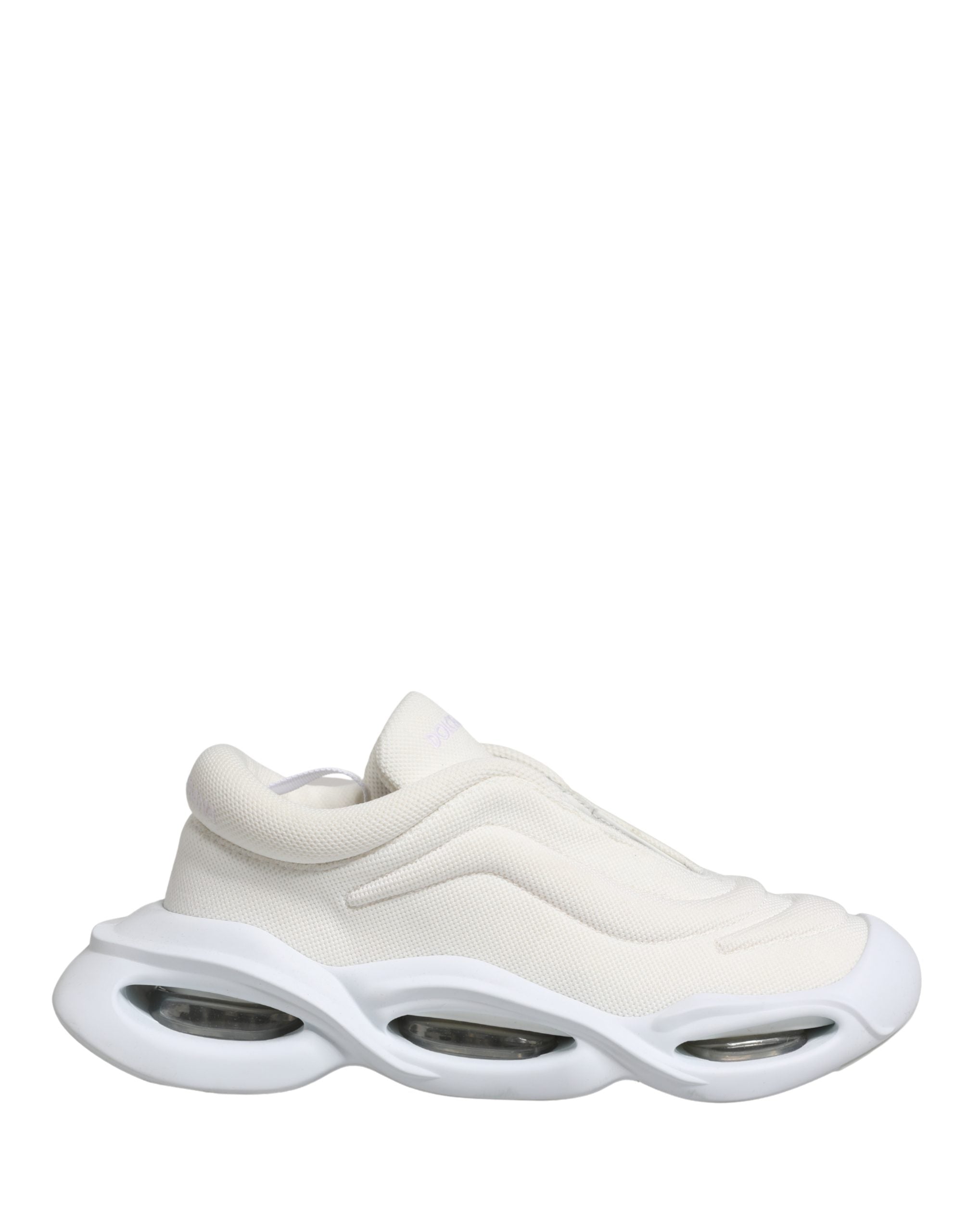 Dolce & Gabbana White Slip On Wave Low Top Sneakers Women's Shoes