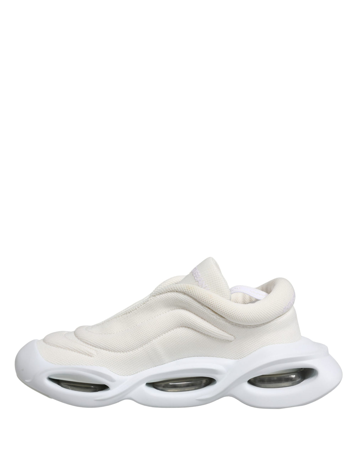 Dolce & Gabbana White Slip On Wave Low Top Sneakers Women's Shoes