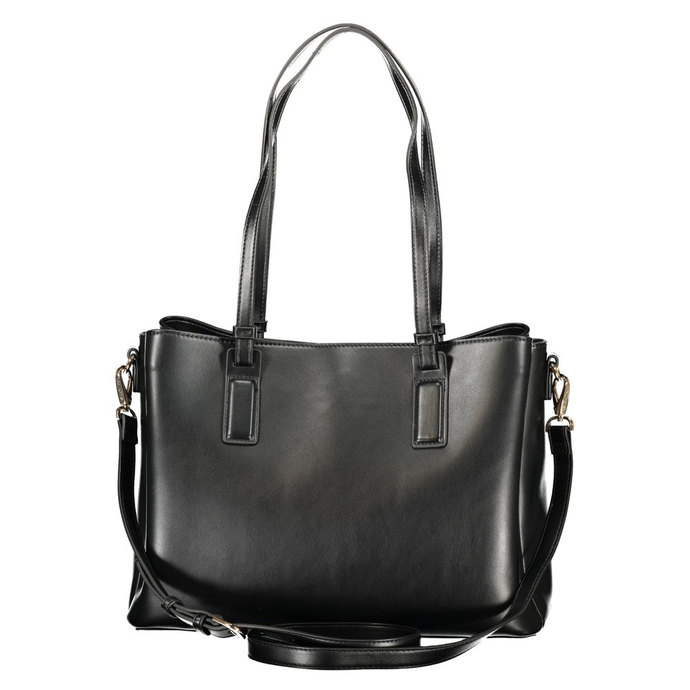 Mario Valentino Nero Polyurethane Women's Bag with Recycled Women's Features