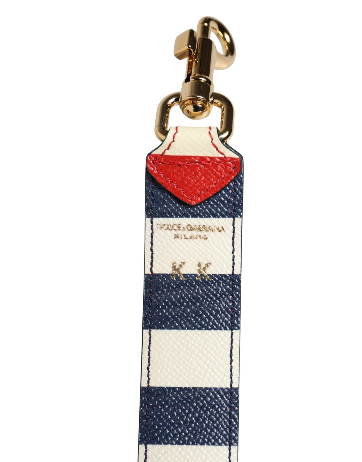 Dolce & Gabbana Multicolor Leather Striped Bag Accessory Shoulder Women's Strap