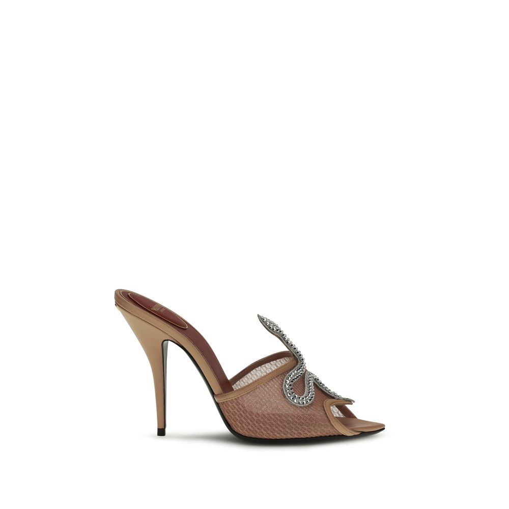 Valentino Garavani Multicolor Goatskin Stiletto Heel Women's Sandals