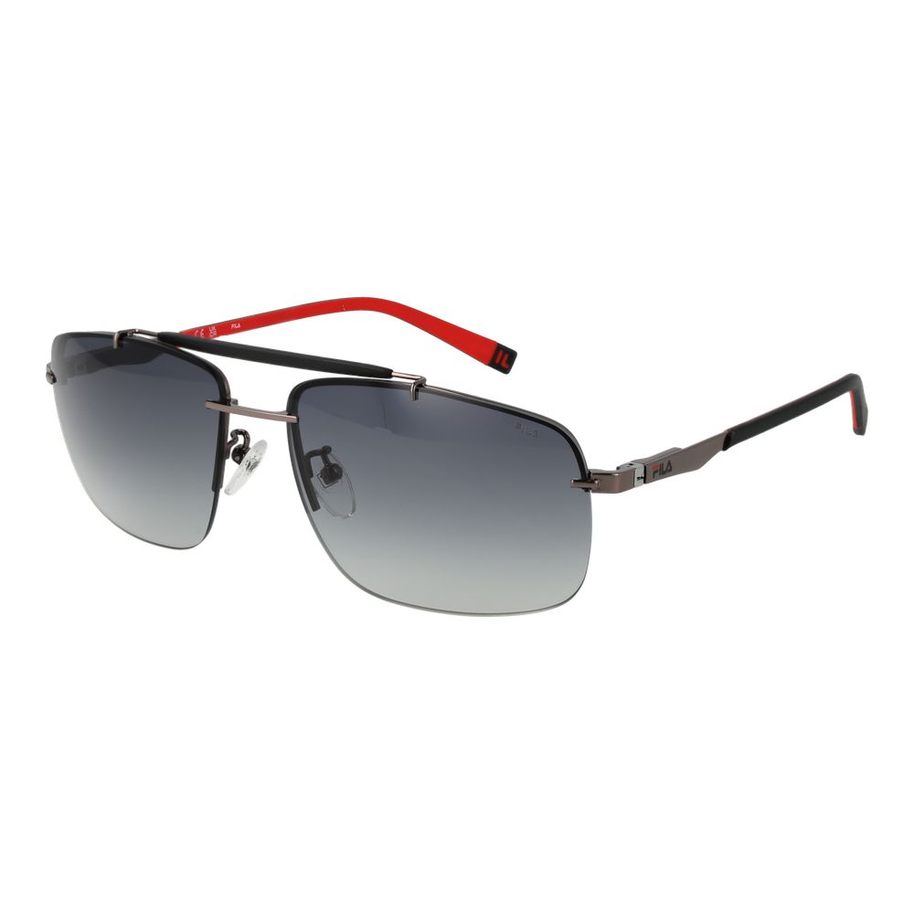 Fila Gray Stainless Steel Men's Sunglasses