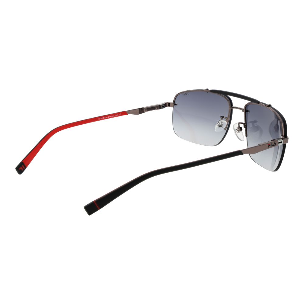 Fila Gray Stainless Steel Men's Sunglasses