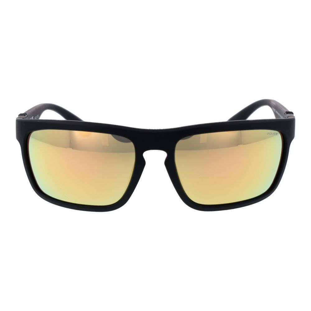 Police Black Plastic Men's Sunglasses