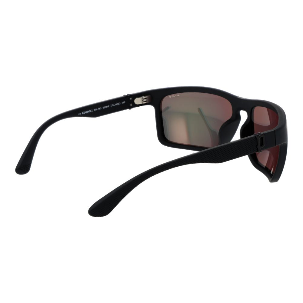 Police Black Plastic Men's Sunglasses