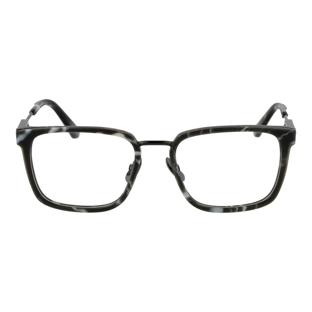 Police Gray Metal Glasses Men's (Frames)