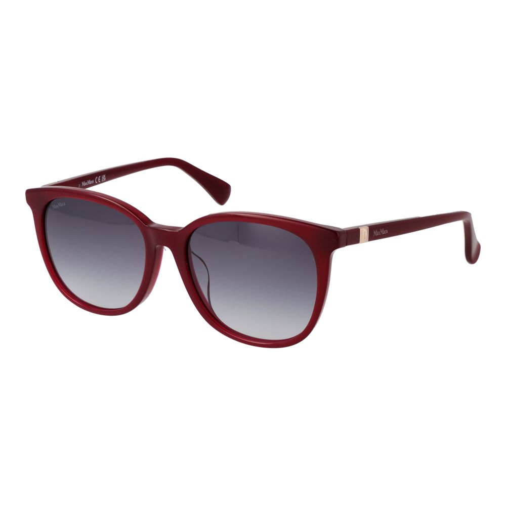 Max Mara Burgundy Acetate Women's Sunglasses