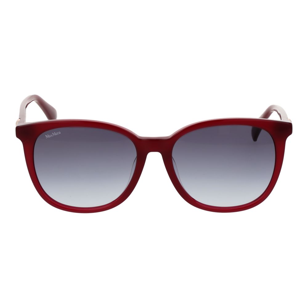 Max Mara Burgundy Acetate Women's Sunglasses
