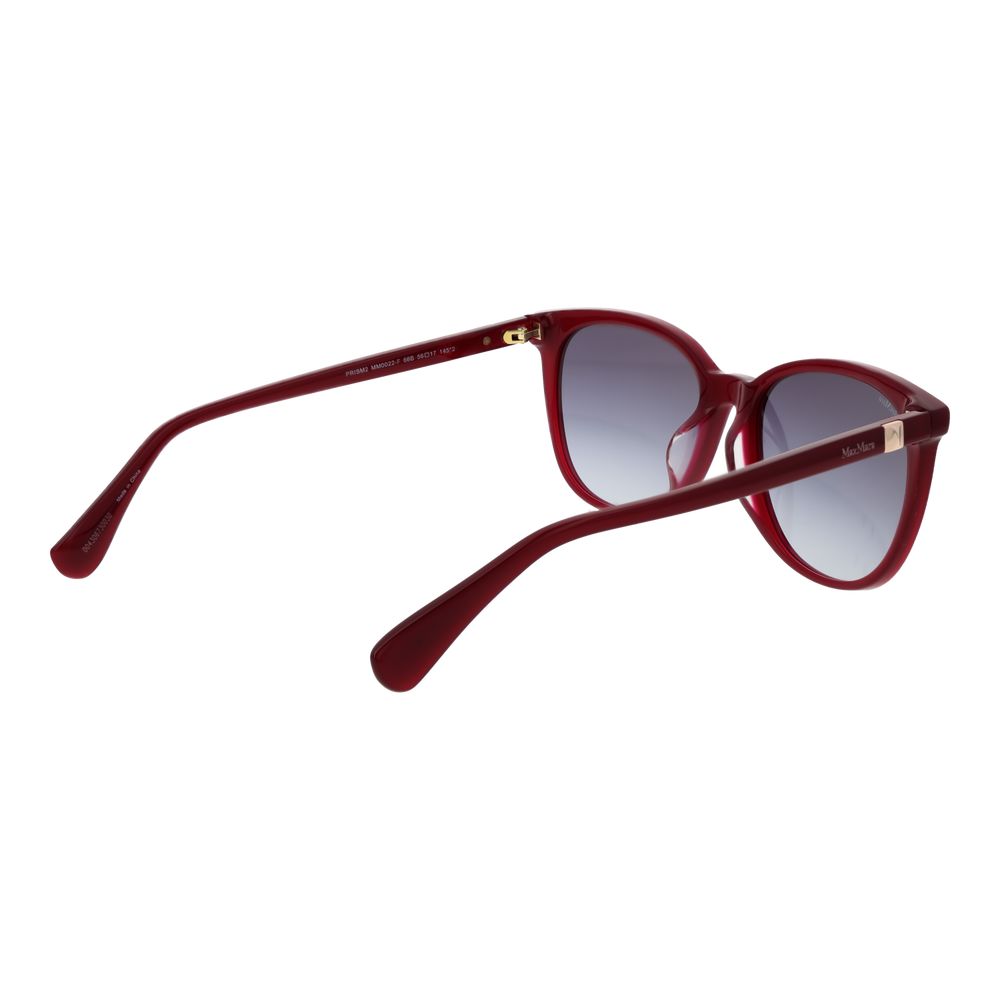 Max Mara Burgundy Acetate Women's Sunglasses