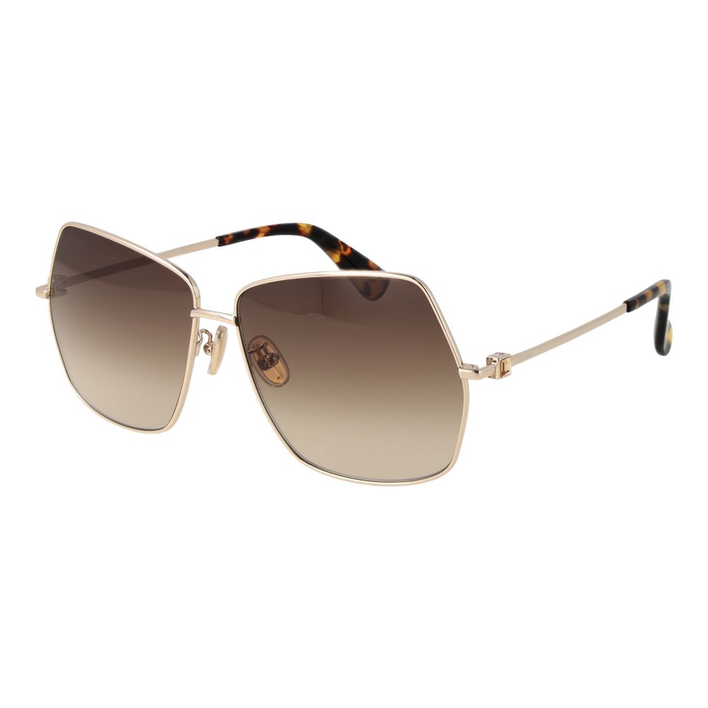 Max Mara Gold Metal Women's Sunglasses