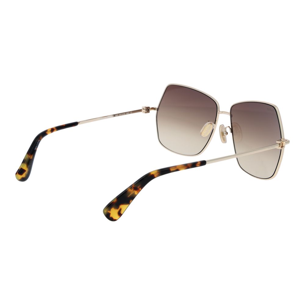 Max Mara Gold Metal Women's Sunglasses