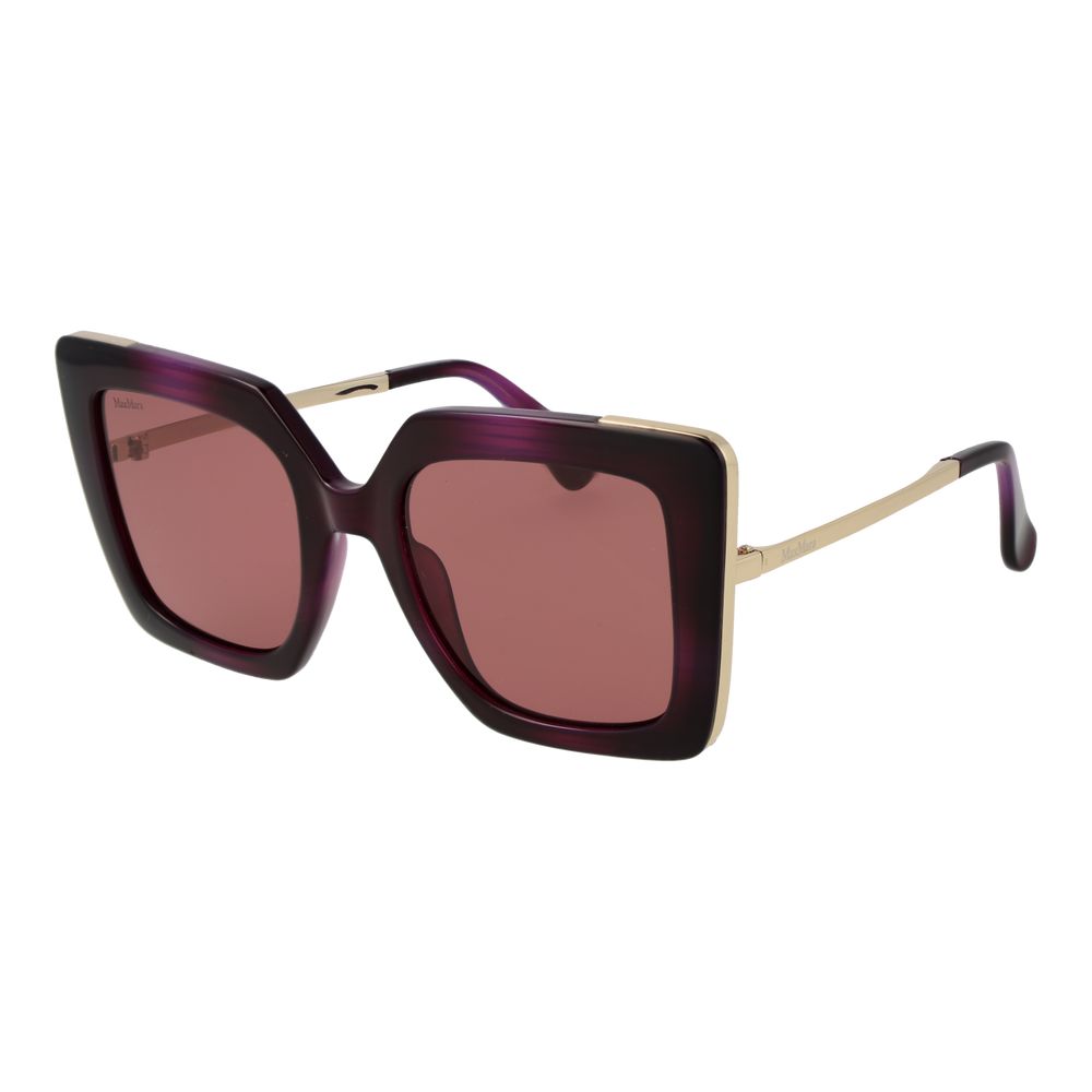 Max Mara Purple Plastic Women's Sunglasses