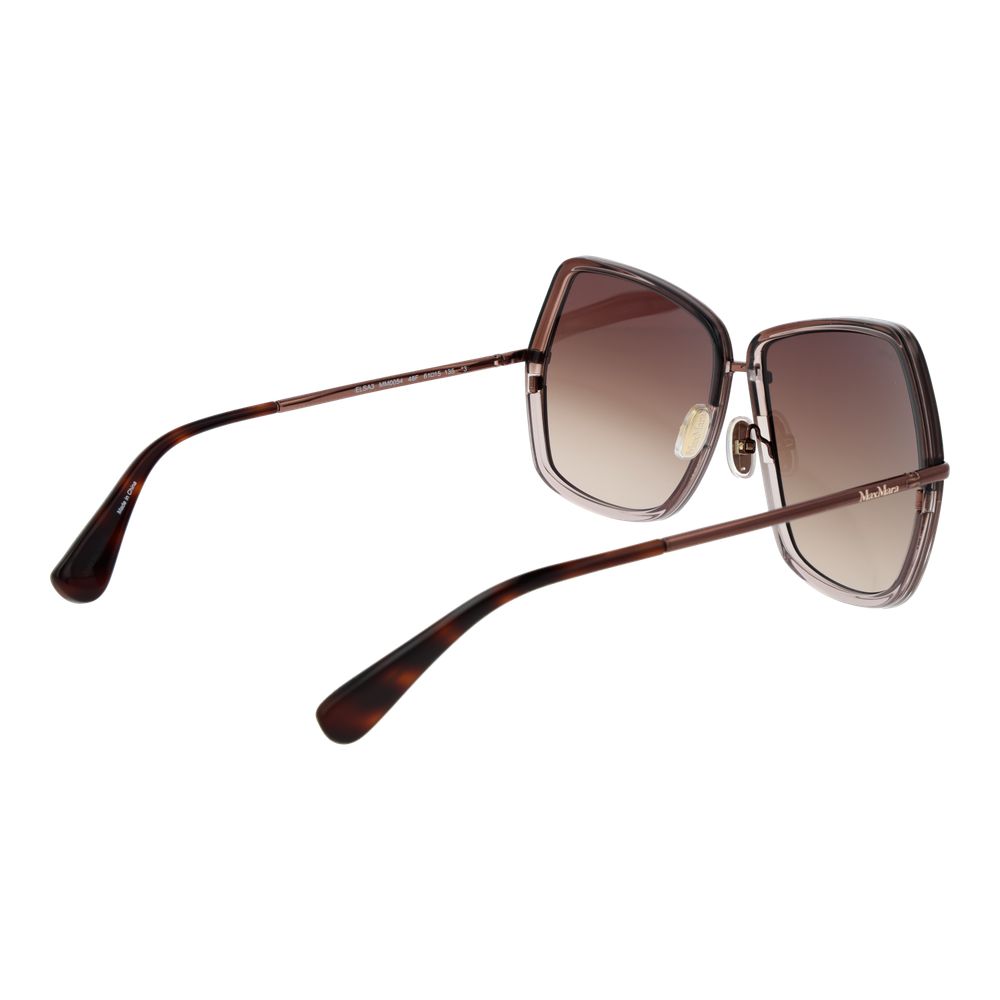 Max Mara Bronze Metal Women's Sunglasses