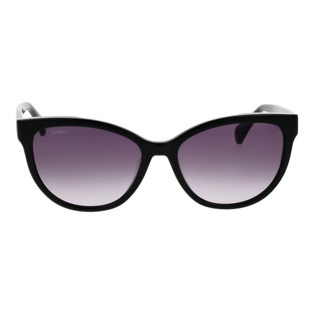 Max Mara Black Acetate Women's Sunglasses