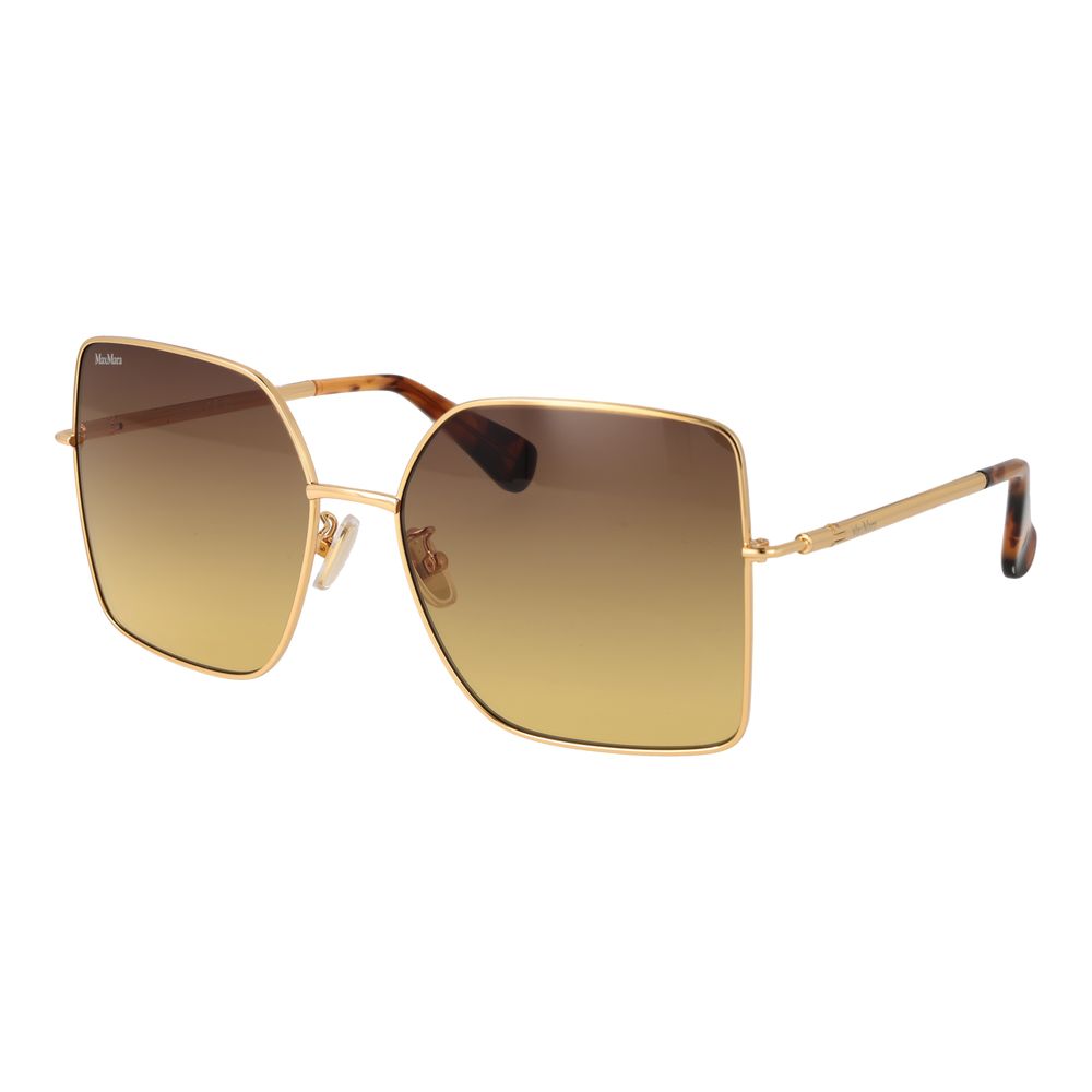 Max Mara Gold Metal Women's Sunglasses