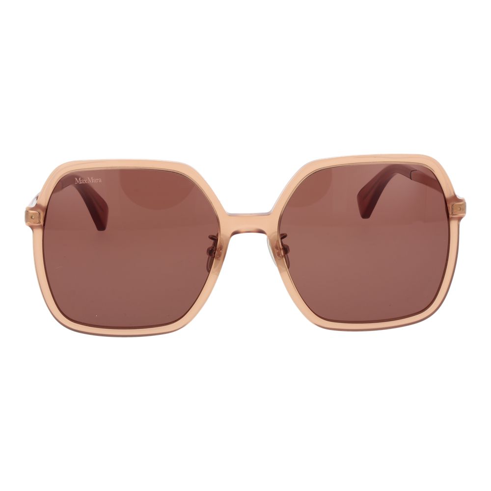 Max Mara Orange Acetate Women's Sunglasses