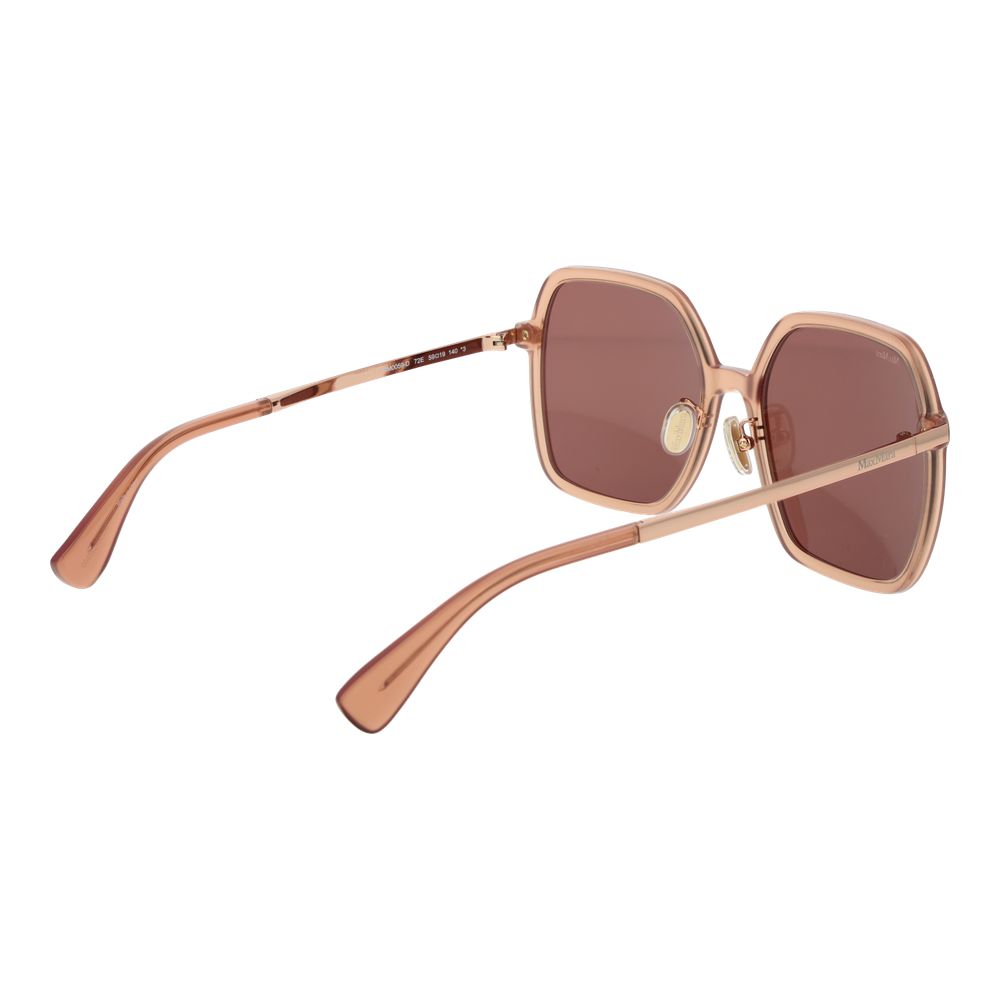 Max Mara Orange Acetate Women's Sunglasses