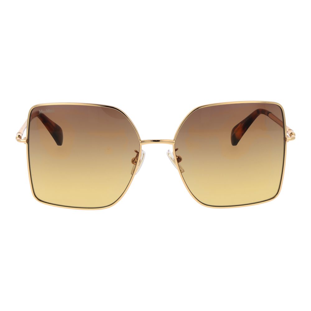 Max Mara Gold Metal Women's Sunglasses