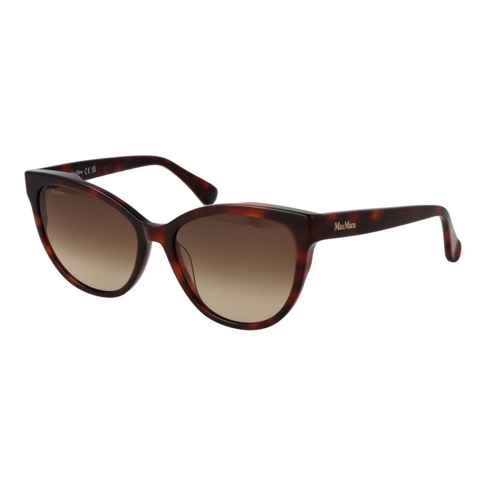 Max Mara Brown Acetate Women's Sunglasses