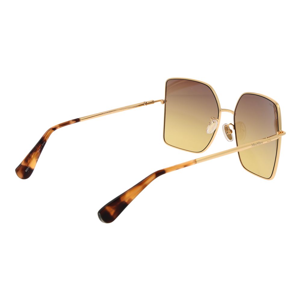 Max Mara Gold Metal Women's Sunglasses