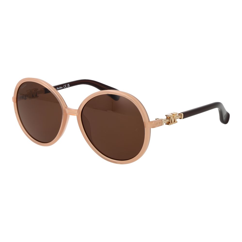 Max Mara Beige Plastic Women's Sunglasses