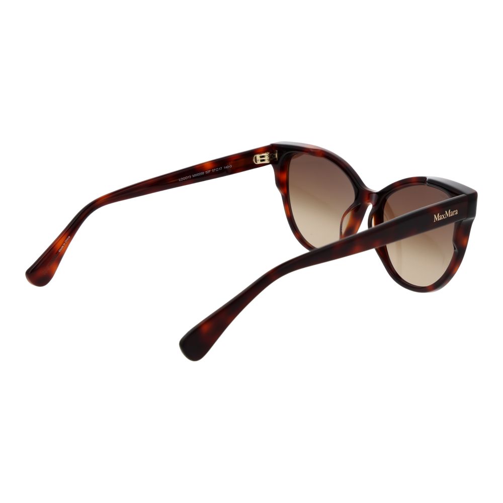 Max Mara Brown Acetate Women's Sunglasses