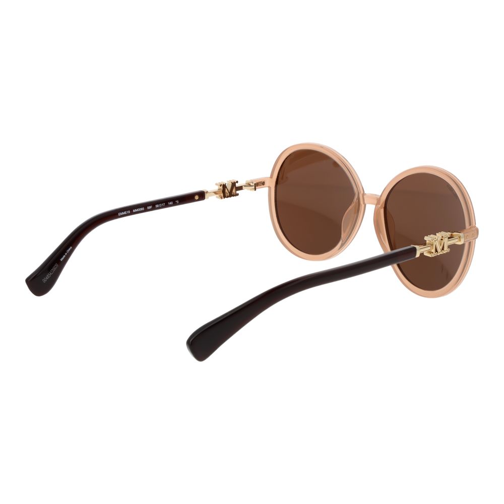 Max Mara Beige Plastic Women's Sunglasses