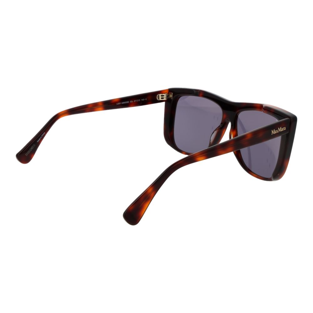 Max Mara Brown Acetate Women's Sunglasses