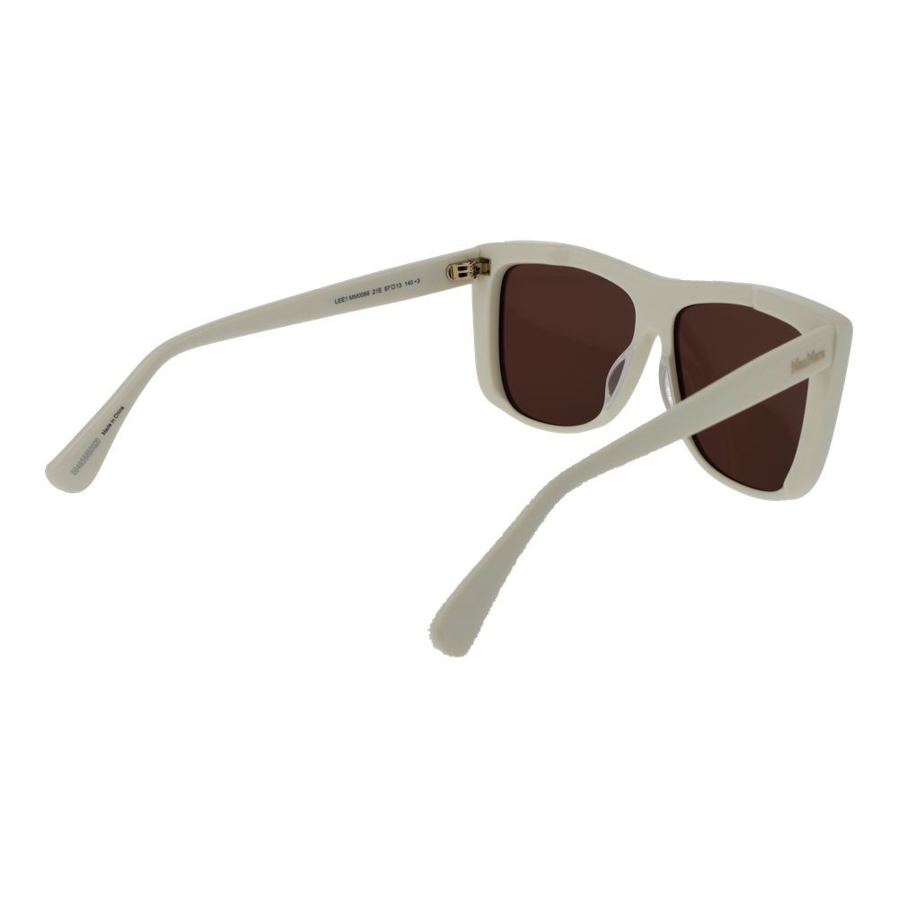 Max Mara White Acetate Women's Sunglasses