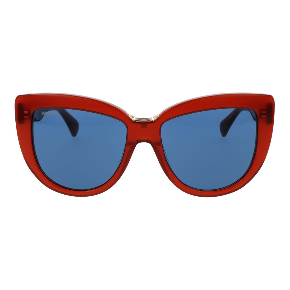 Max Mara Red Acetate Women's Sunglasses
