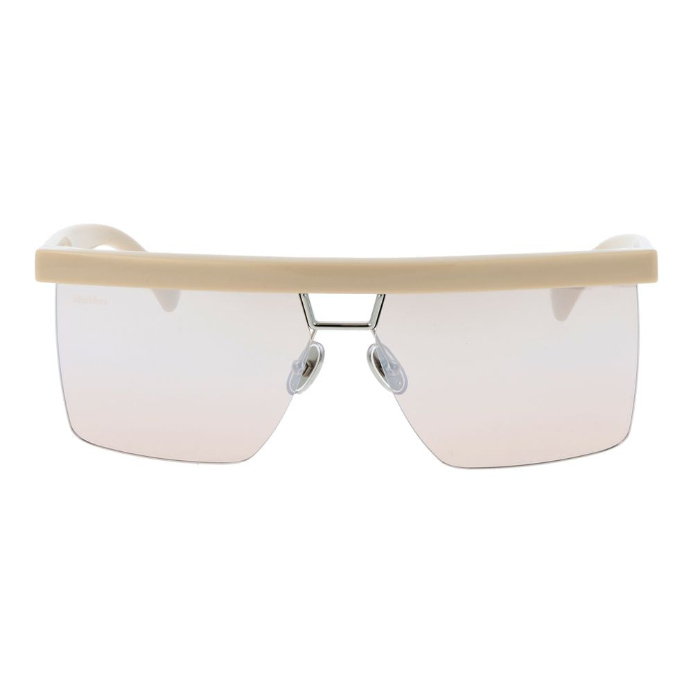 Max Mara Beige Plastic Women's Sunglasses