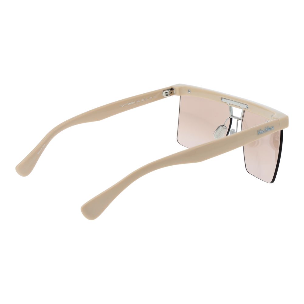 Max Mara Beige Plastic Women's Sunglasses