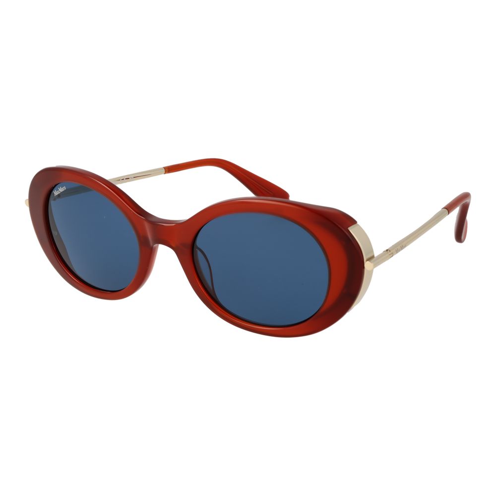 Max Mara Red Acetate Women's Sunglasses